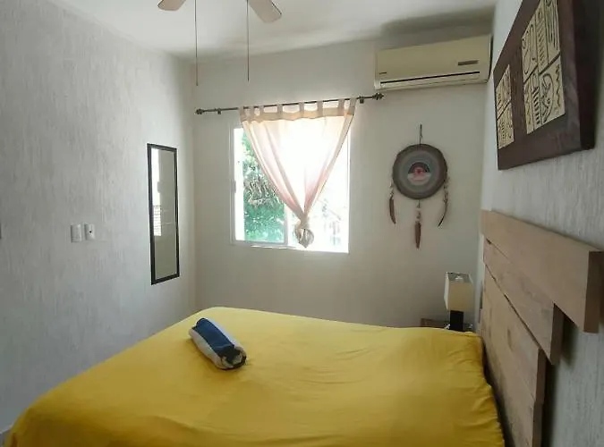 Сasa de vacaciones La Casa Del Mexicano Terraza Y Jardin Exoticos 12 Min Del Playa Esmeralda Playa del Carmen